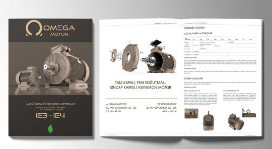 OMEGA MOTOR Katalog Tasarımı ve Baskısı